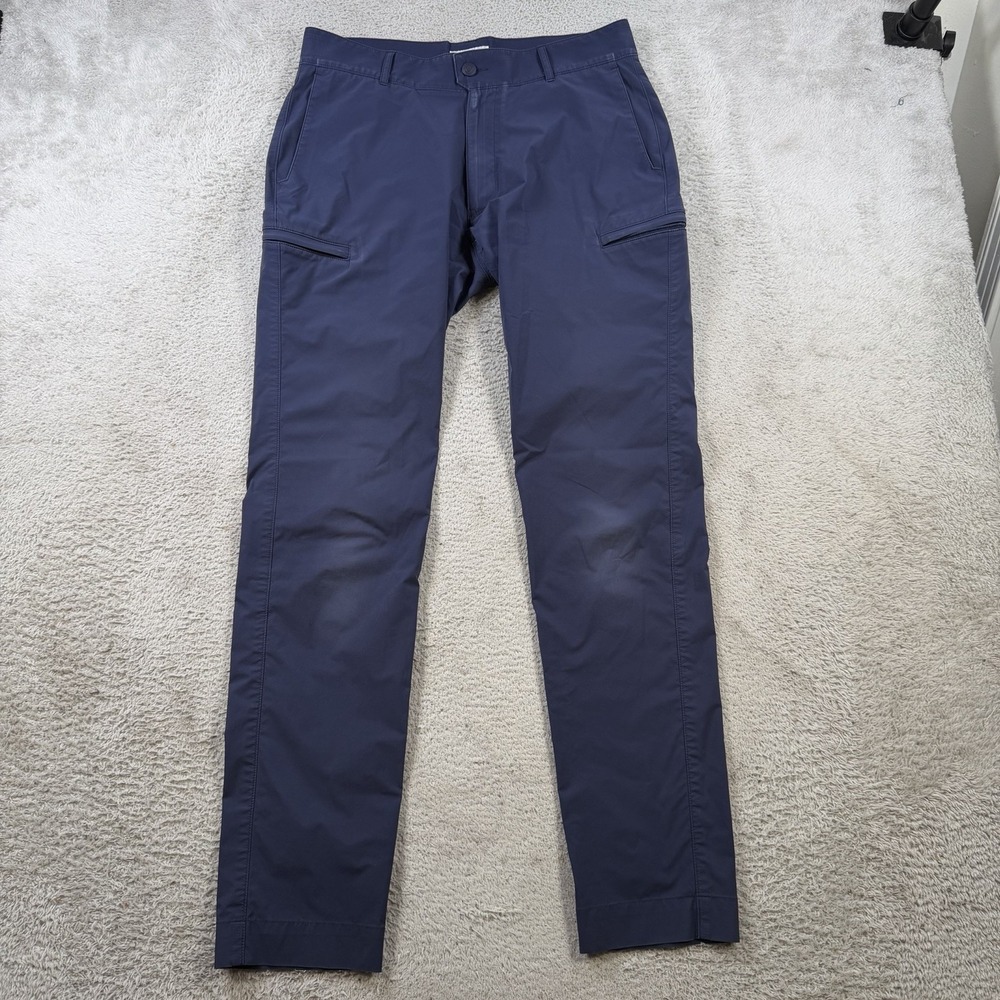 Peter Millar Pants Mens 32x31 Navy Blue Performance Zip Pocket Golf Active